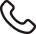 A simple black telephone icon.